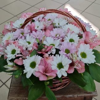 корзина с цветами